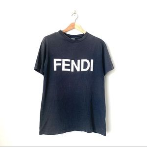 VINTAGE Single Stitch Fendi Tee 90s